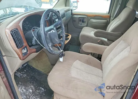 2002 GMC Savana Rv G1500 z USA, uszkodzony, nr VIN 1GDFG15R921149437